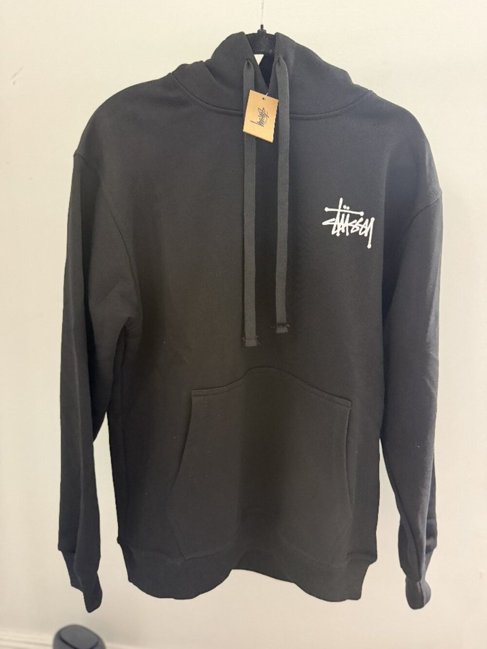 Stüssy Black Hoodie — M — $75